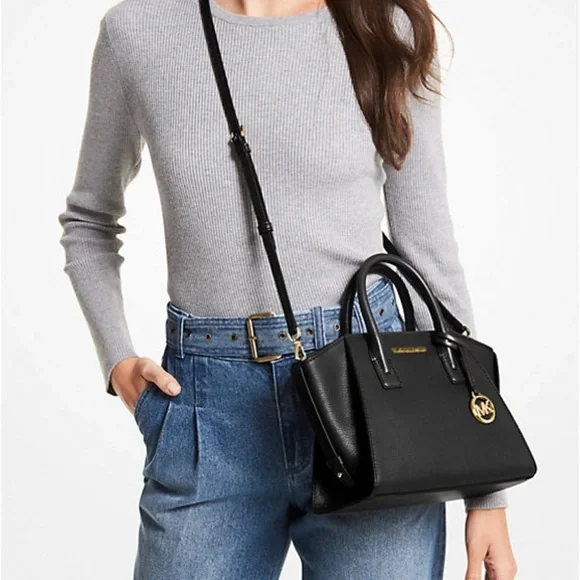 MICHAEL KORS
Avril Small Leather Top-Zip Satchel
COLOR: Black
NWT - Picture 3 of 16